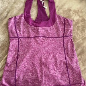 Lululemon magenta racer back tank top. Size 12